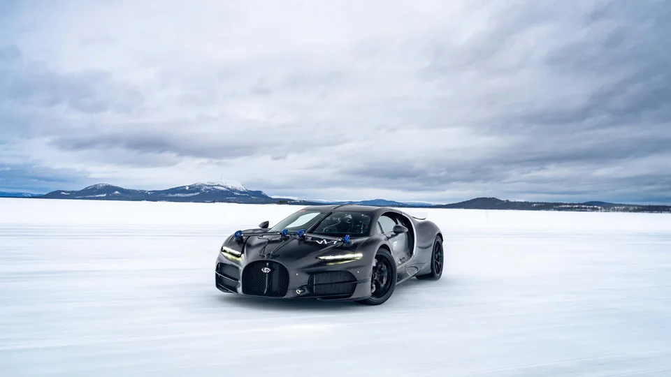 Un prototipo della Bugatti Tourbillon. Foto: Bugatti Automobiles S.A.S