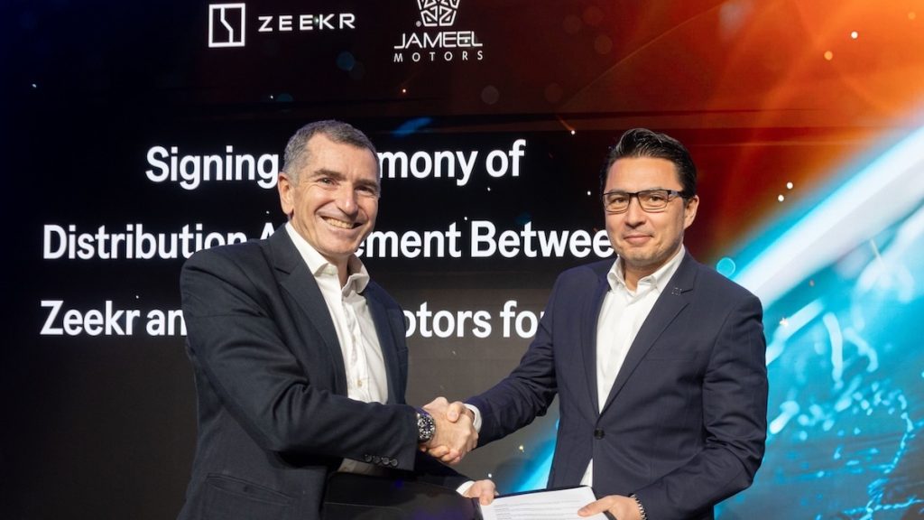 Zeekr debutta in Italia con Jameel Motors