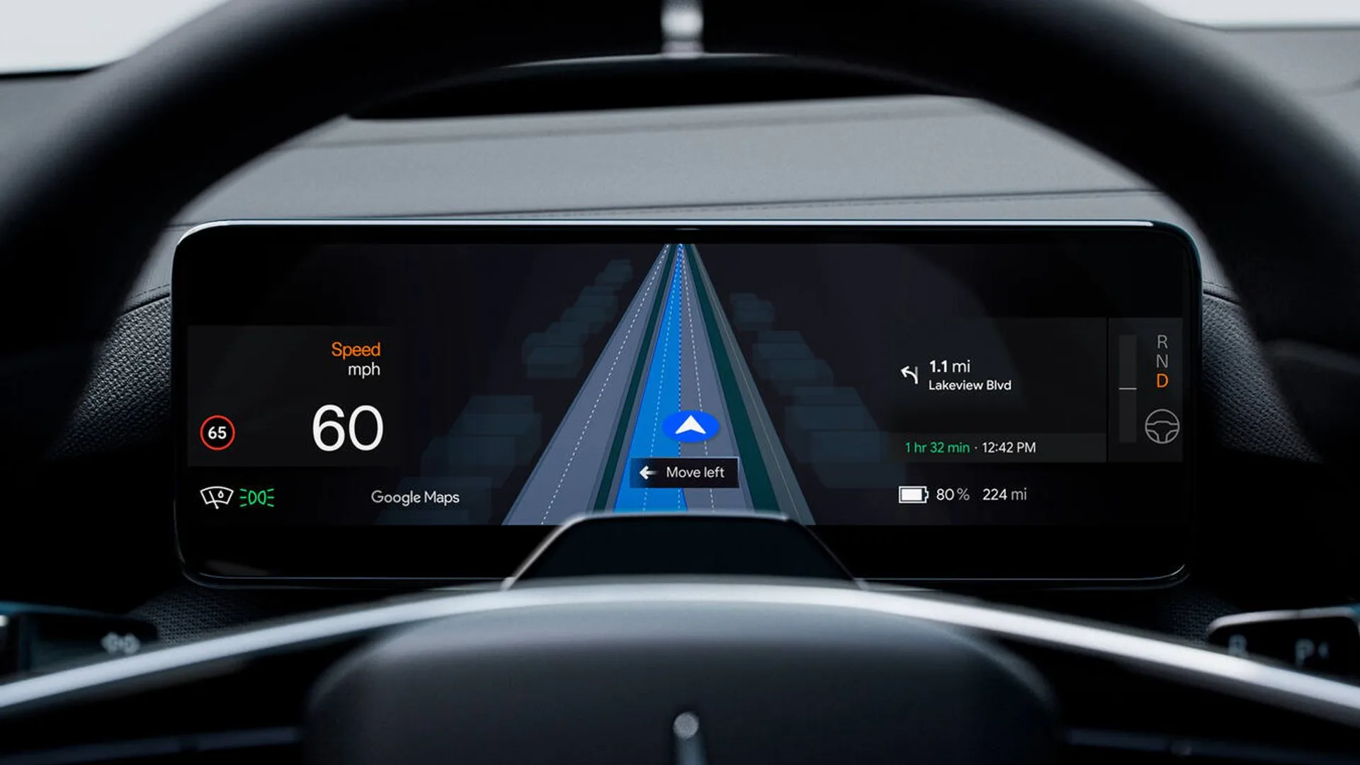 Polestar 4, prima con la guida corsia live di Google Maps