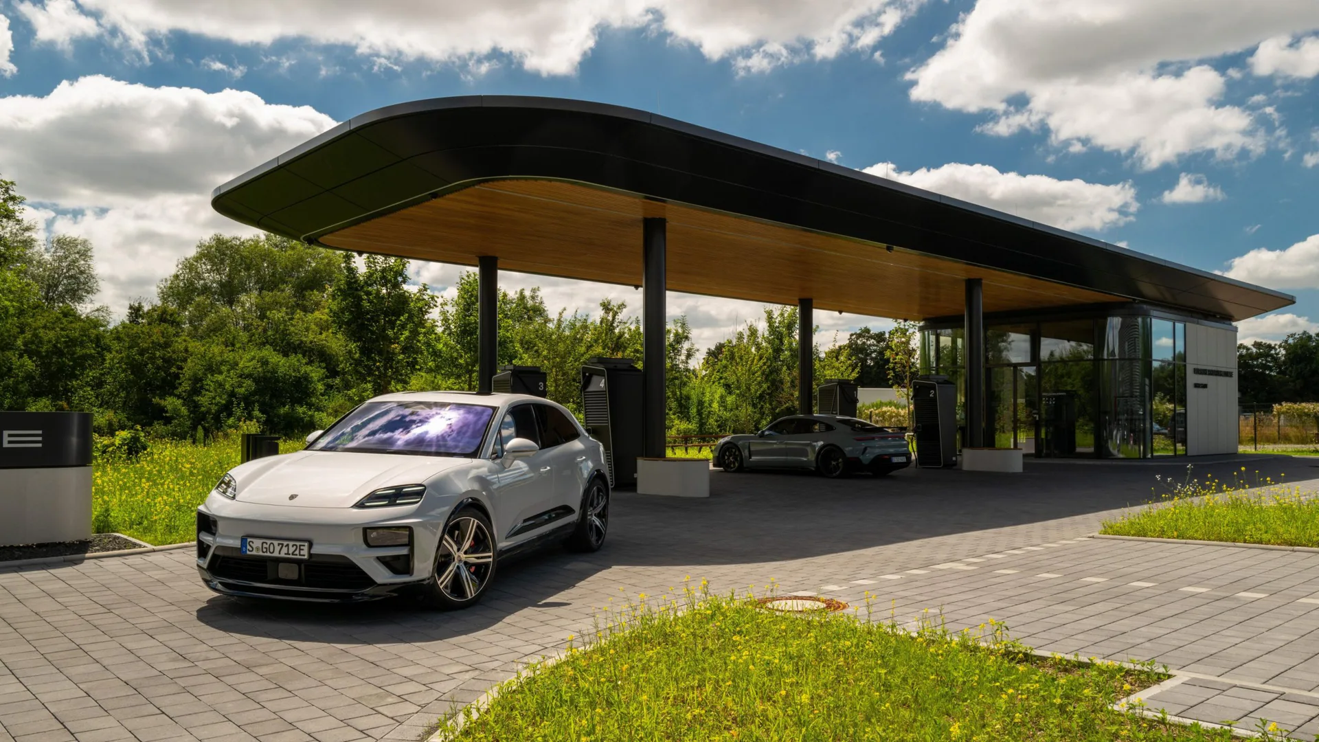 Stazione di ricarica Porsche Lounge