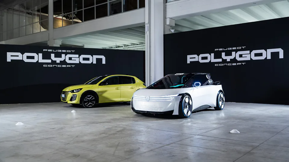 Peugeot Polygon Concept: volante Hypersquare e Steer-by-Wire