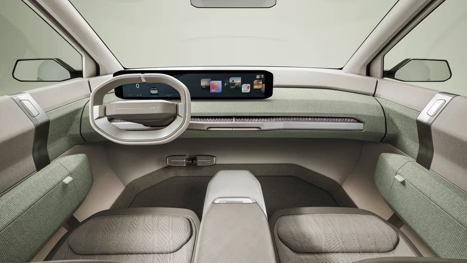 La EV3 Concept di Kia ha una console centrale ricavata da... funghi