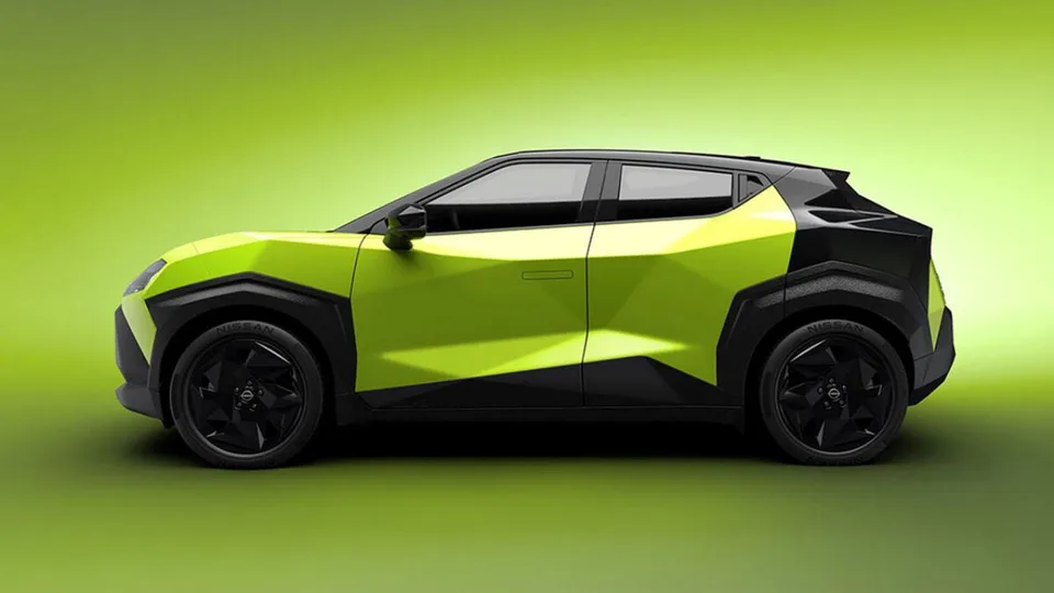 Nissan Juke elettrico 2027: design radicale e V2G