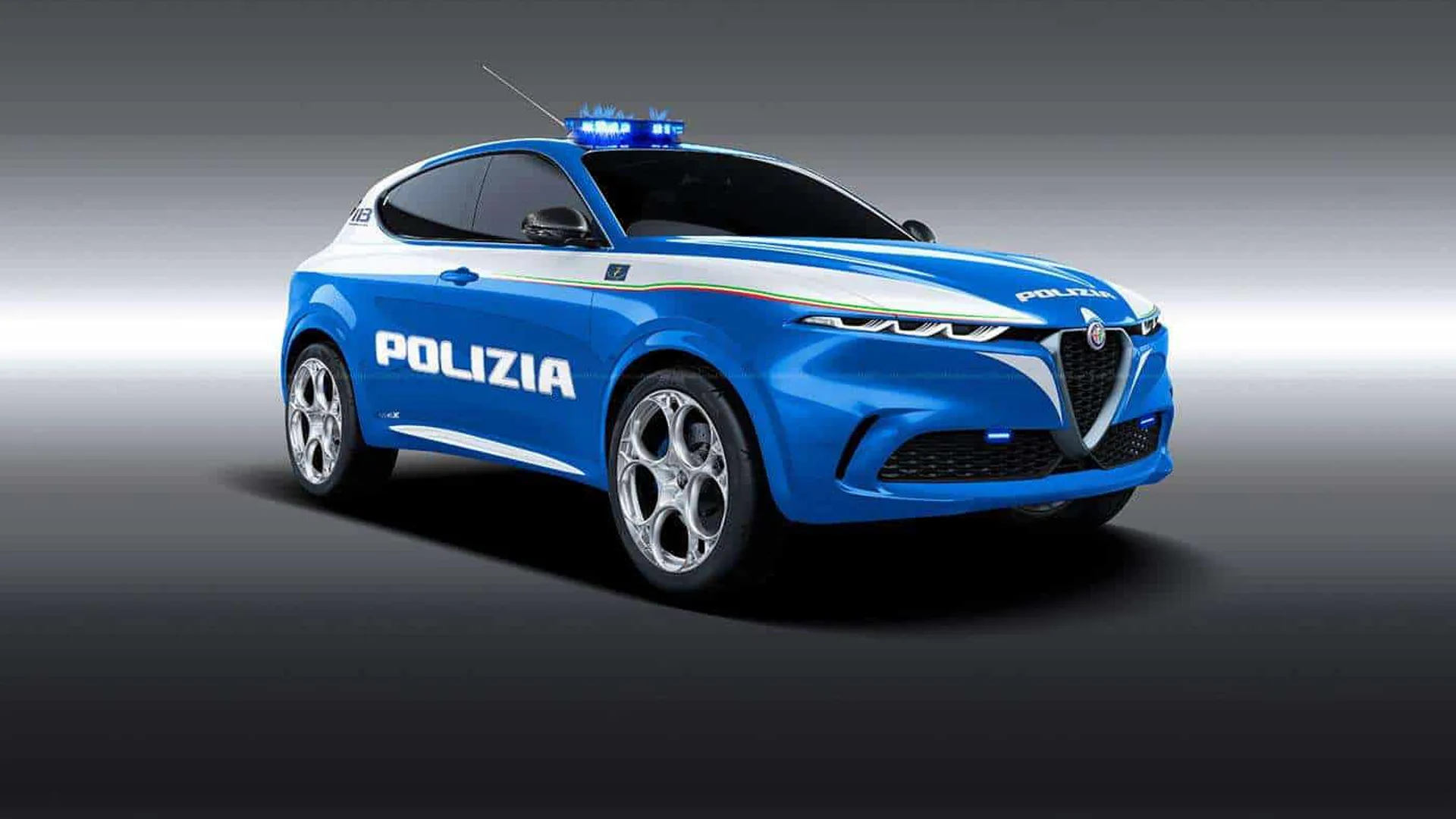 Alfa Romeo GTV Render Polizia