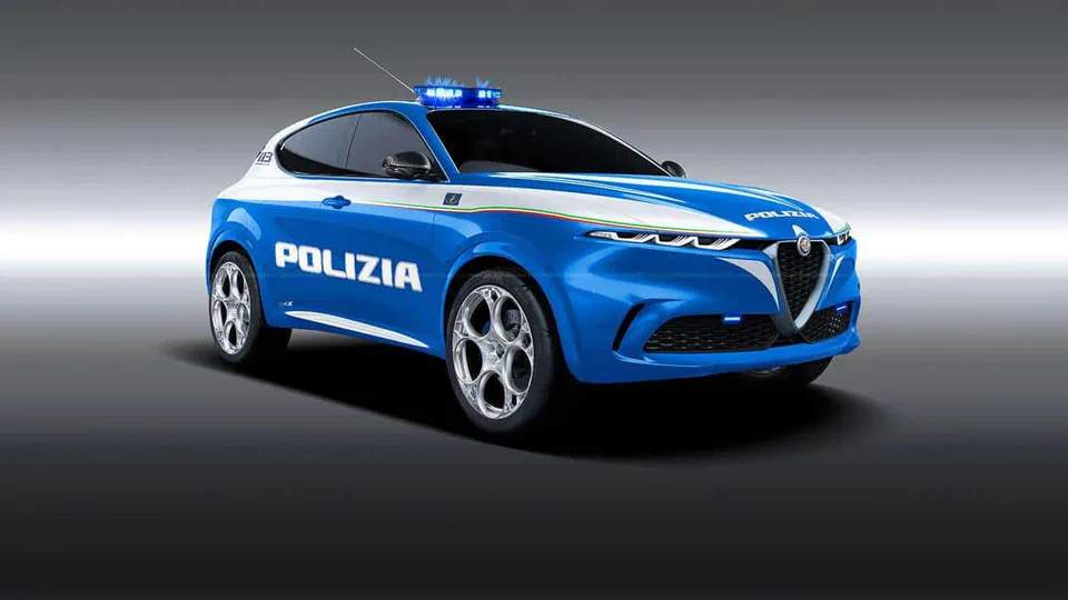 Alfa Romeo GTV Render Polizia
