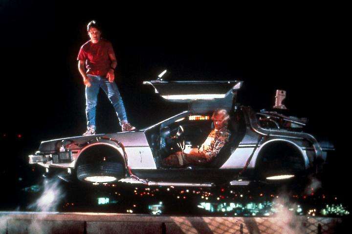 Back To The Future Part 2 flying DeLorean Rex Features large
