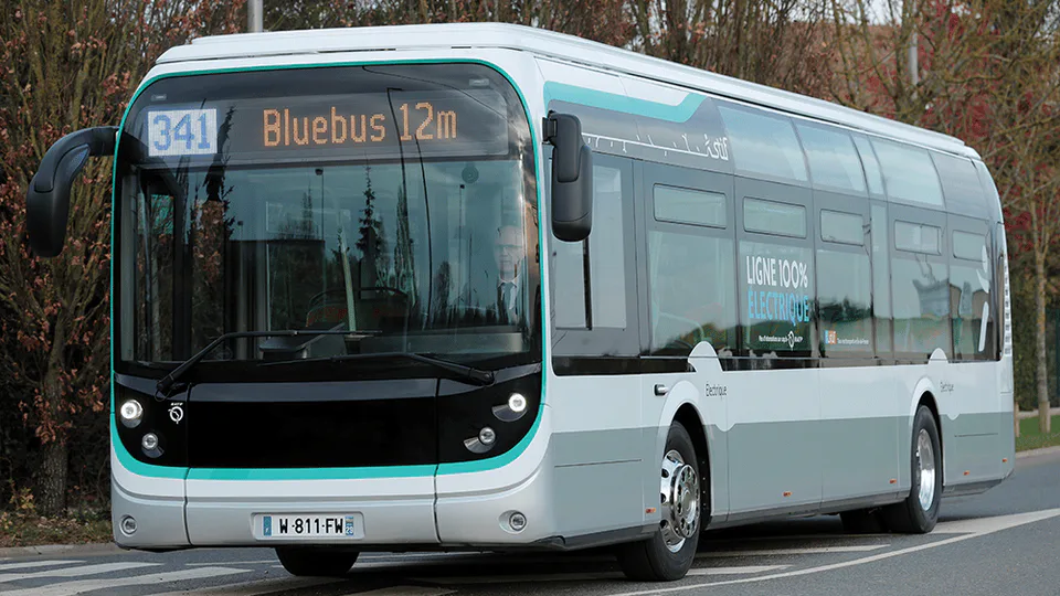 Bollore Bus Elettrico Anteriore