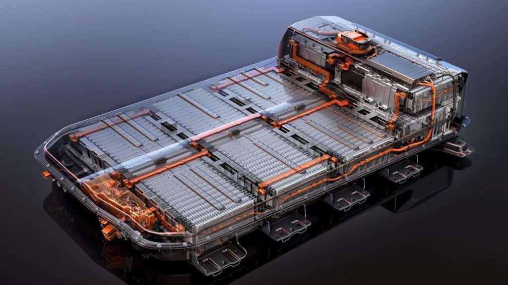 Batterie all'interno di un pacco batteria