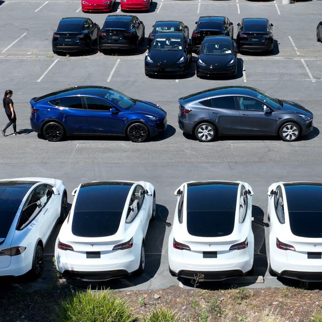 Tesla Model Y in Consegna