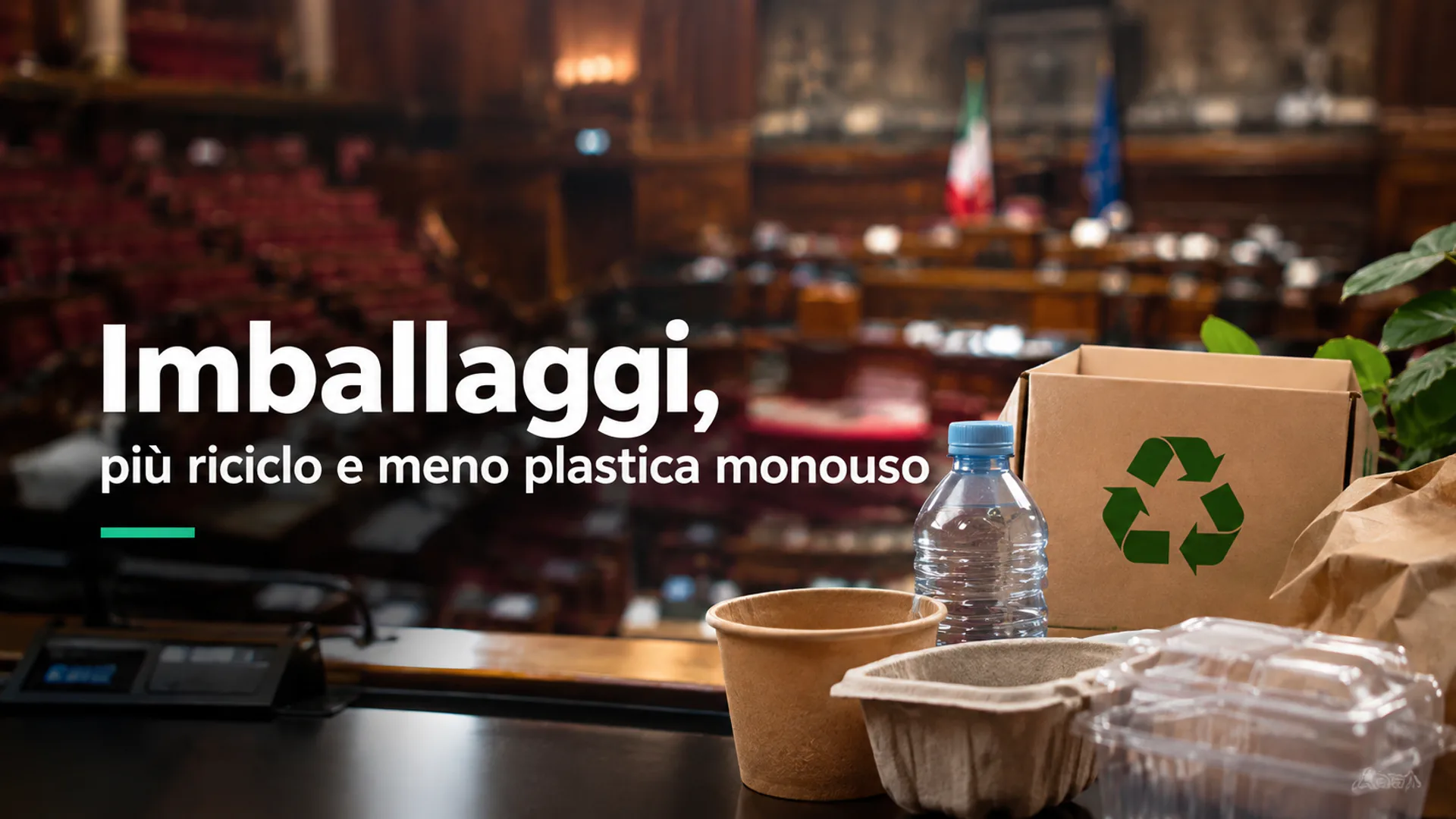 Il parlamento decide sugli imballaggi