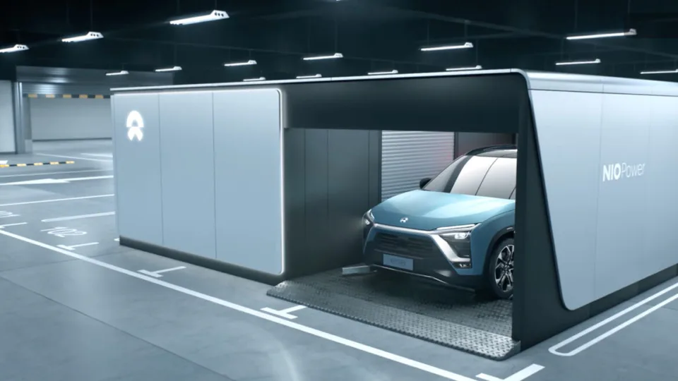 nio es8 battery swap