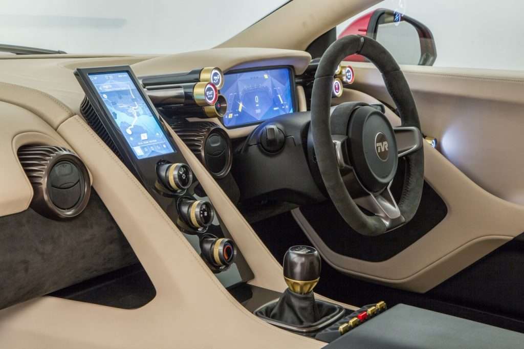 TVR Griffith elettrica plancia