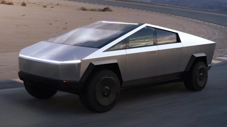 Tesla Cybertruck Anteriore