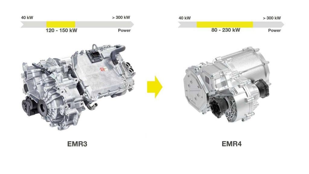 Motore Elettrico Vitesco EMR4 comparato ad EMR3