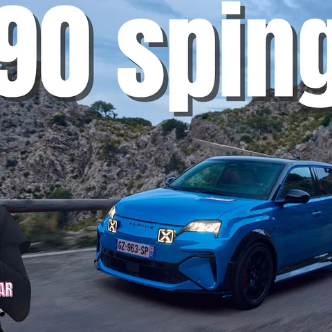 Copertina del video dedicato alla prova su strada e in pista della Alpine A290 elettrica