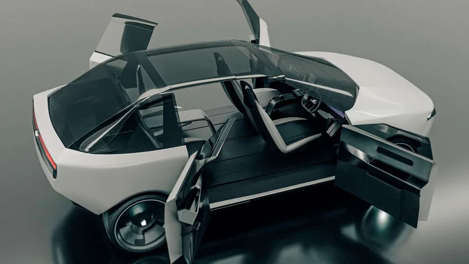 Apple Car render laterale