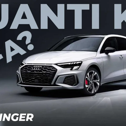 Copertina del video sulla prova di autonomia e consumi in modalità elettrica dell’Audi A3 ibrida plug-in