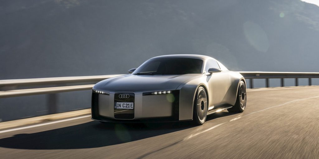 Concept Audi EV sportiva erede TT - vista frontale - fonte Audi | Elettronauti.it
