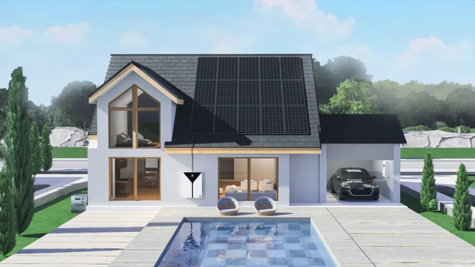 Sistema domestico off-grid con accumulo agli ioni di sodio BIWATT R2 e impianto fotovoltaico