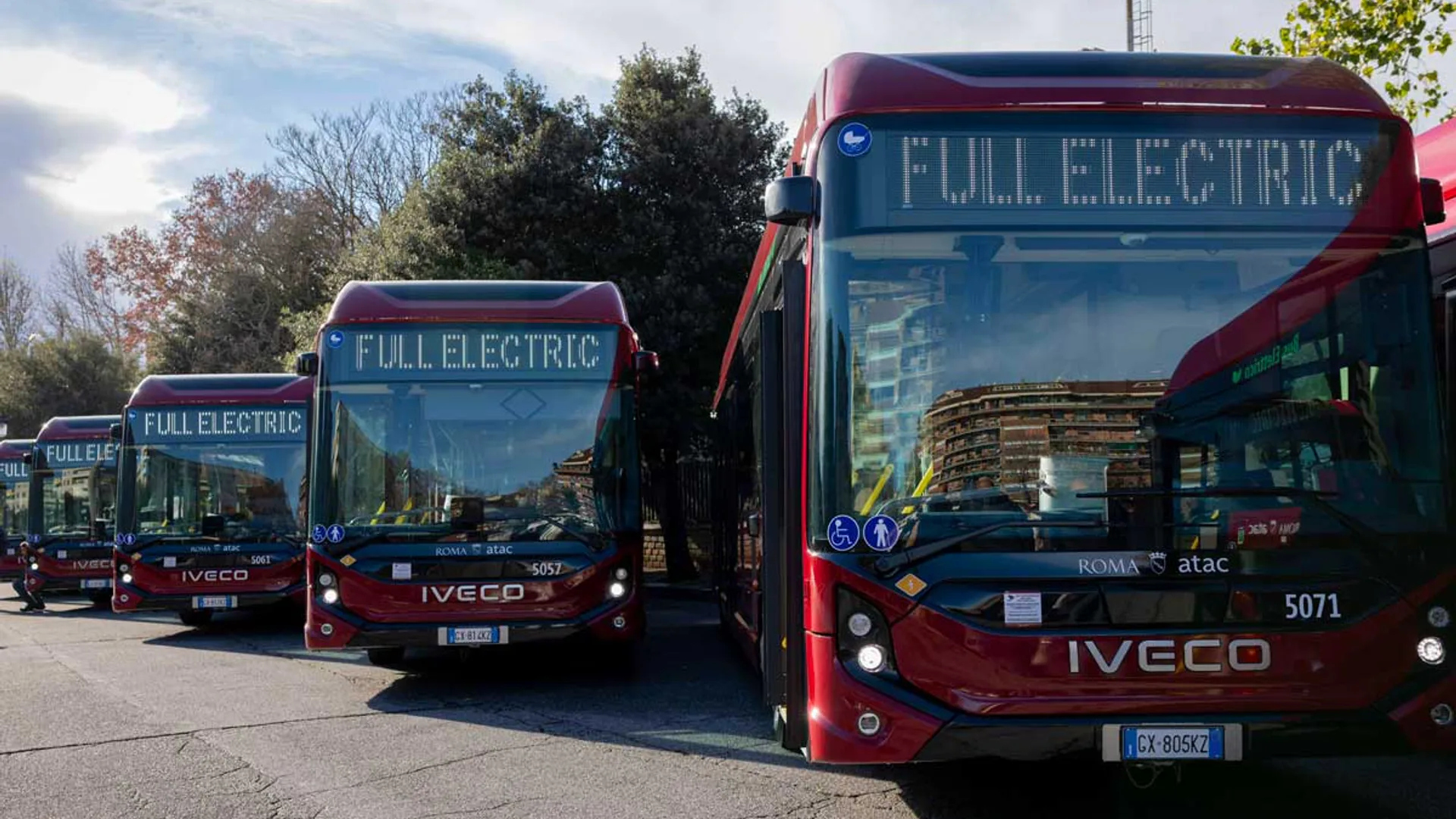 Roma nuovi bus elettrici