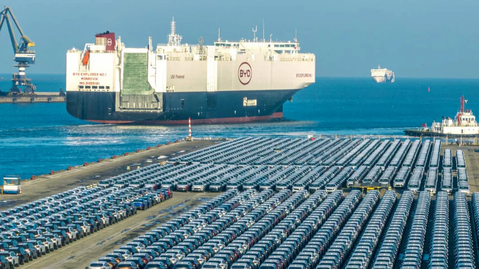 BYD: prima nave cargo arrivata in Germania