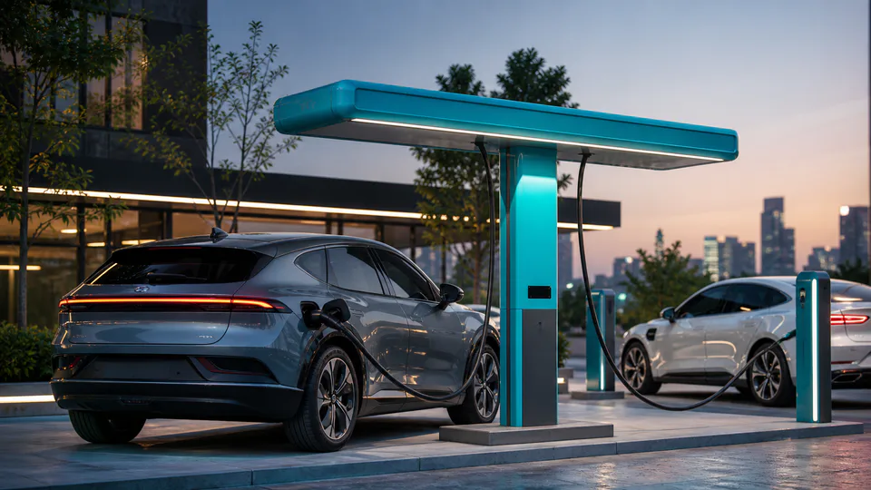 Tema della rete BYD Flash Charging da 1,5 MW installata in Cina