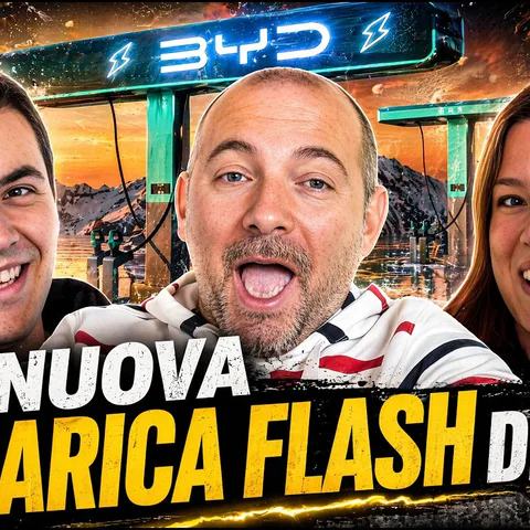 Copertina del video dedicato alle stazioni BYD Flash Charging e ai sistemi di accumulo BES