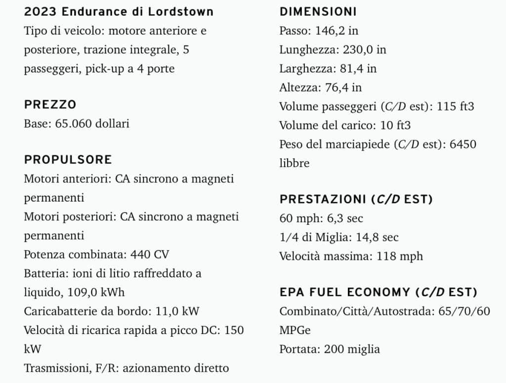 Lordstown Motors Endurance - batte Cybertruck sul mercato dei pick-up | Elettronauti.it