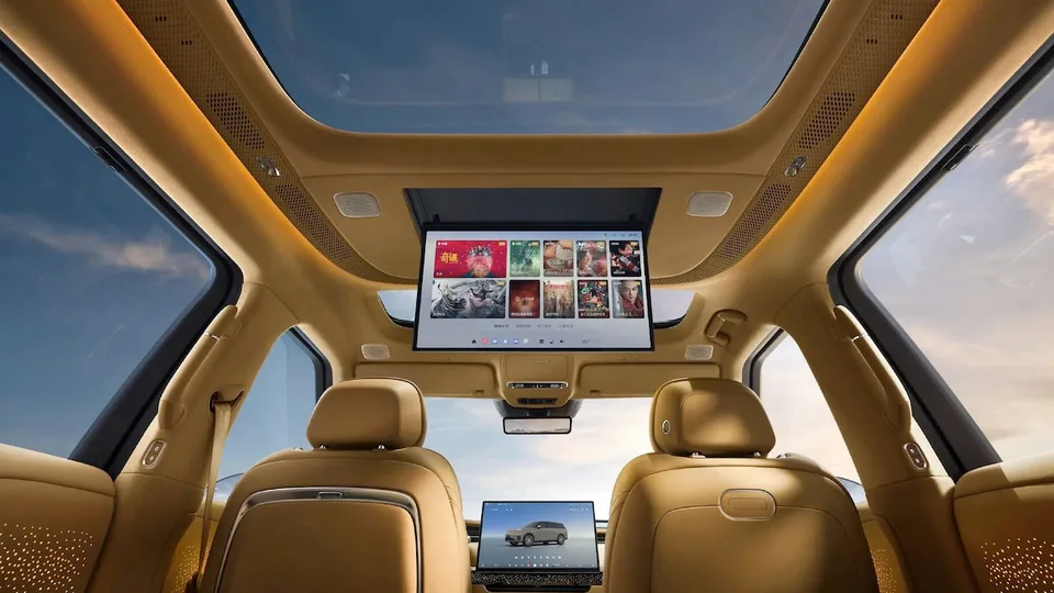 Xpeng GX, interni e dati del SUV flagship