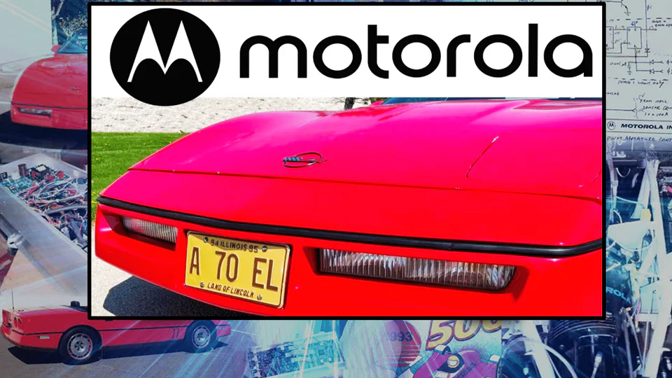 In vendita una potente Chevy Corvette elettrificata 30 anni fa da Motorola