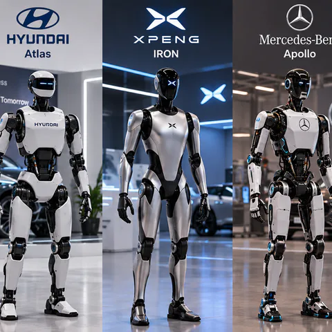 I modelli di robot umanoidi in progettazione dalle case auto