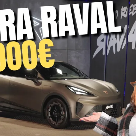 Copertina del video dedicato alla Cupra Raval, alle batterie disponibili e alle quattro configurazioni elettriche