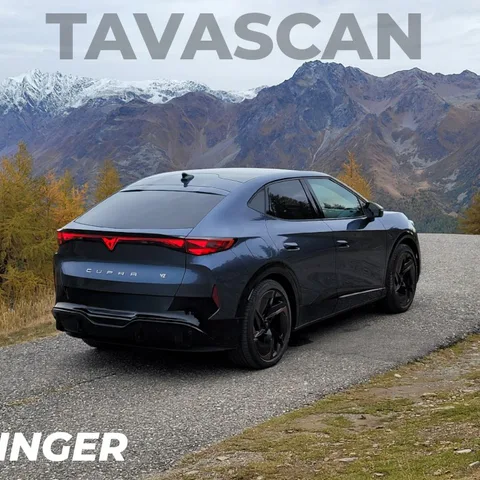 Copertina del video dedicato alla prova della Cupra Tavascan VZ, con autonomia, ricarica e comportamento su strada