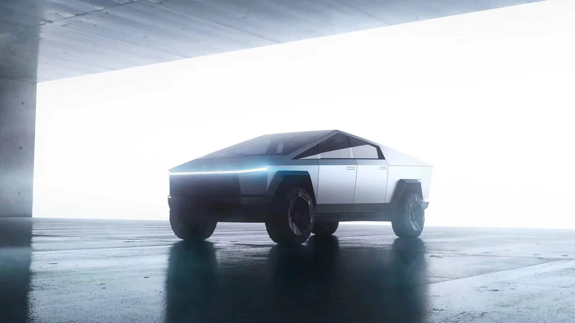 cybertruck render anteriore