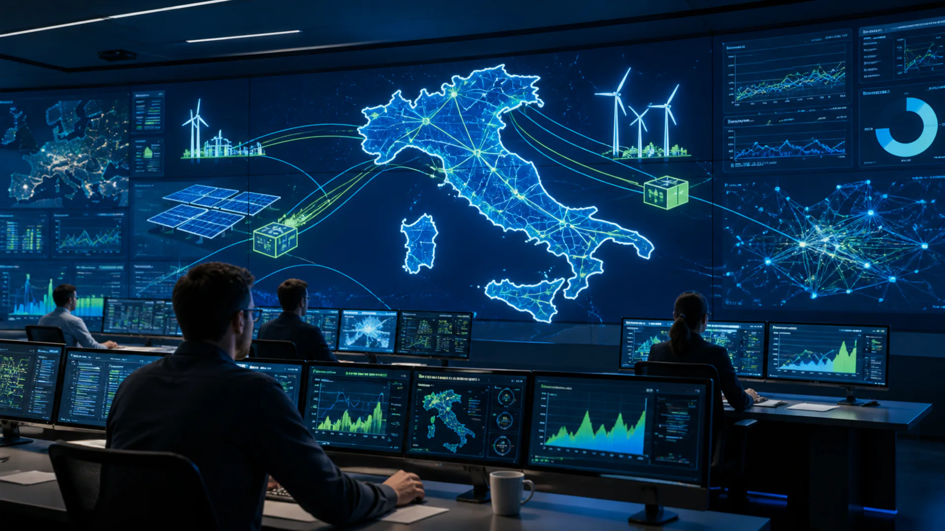 Immagine di copertina della Flash News sulla domanda elettrica e le rinnovabili in Italia a luglio 2026