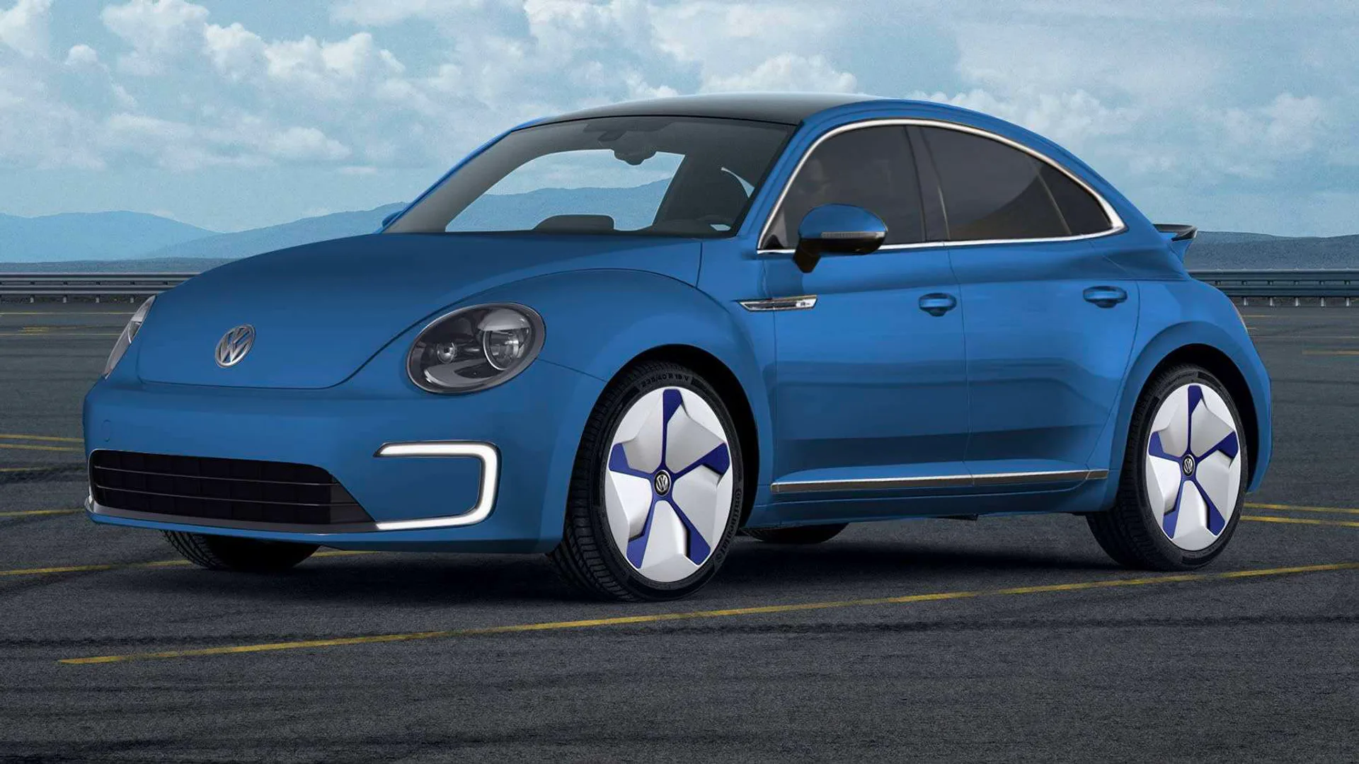 Volkswagen e-Beetle render