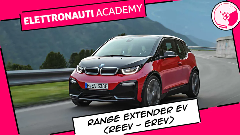 Copertina con esempio di vettura Range Extended: BMW i3