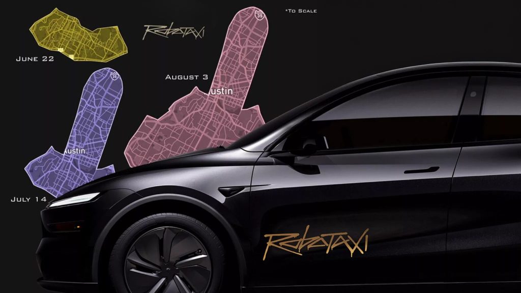 mappa Flotta Robotaxi Tesla Austin | Elettronauti.it