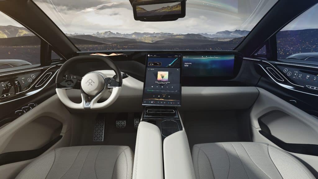 faraday future 91 interni