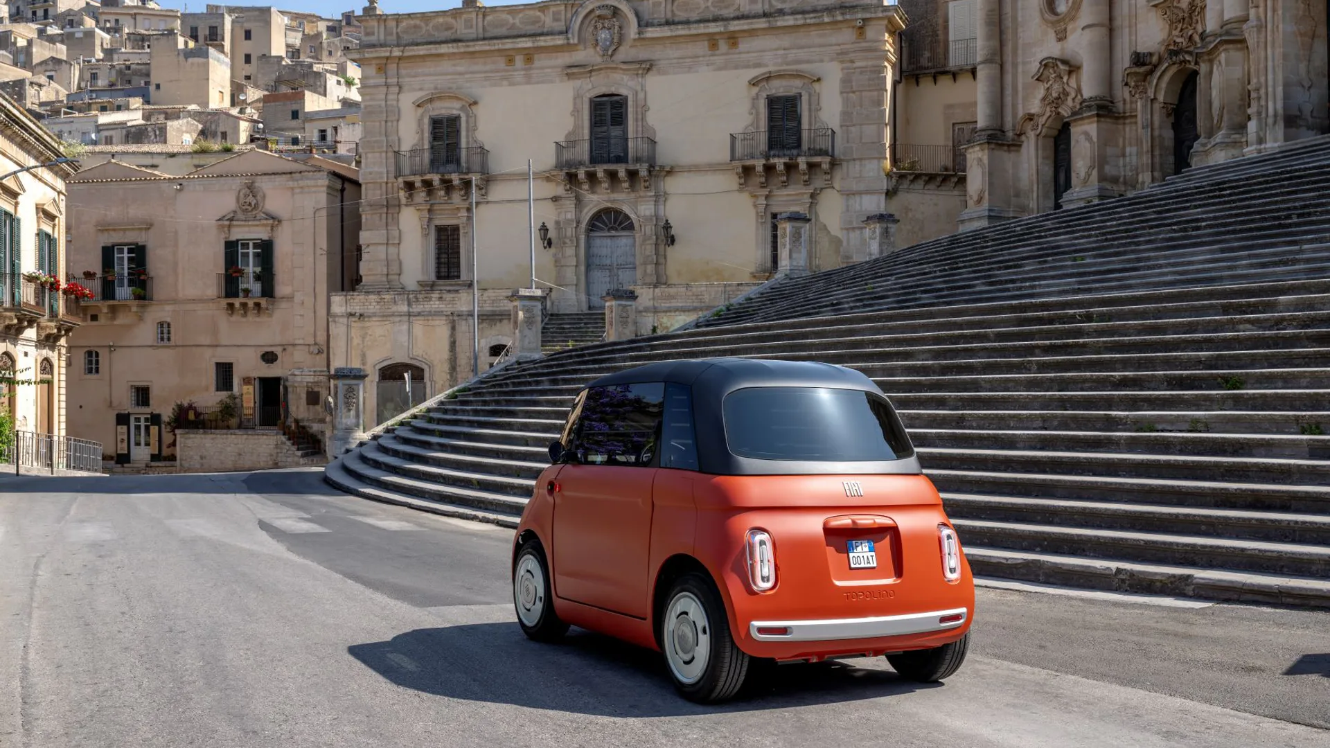 Fiat topolino corallo