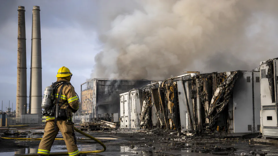 Il tema del nuovo incendio nell’impianto di batterie di Moss Landing durante le operazioni di dismissione