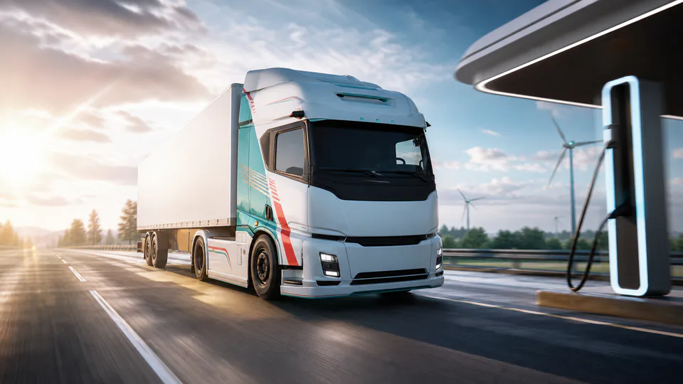 Il tema del BYD ETT 44, camion elettrico da 44 tonnellate con ricarica MCS oltre 1,5 MW