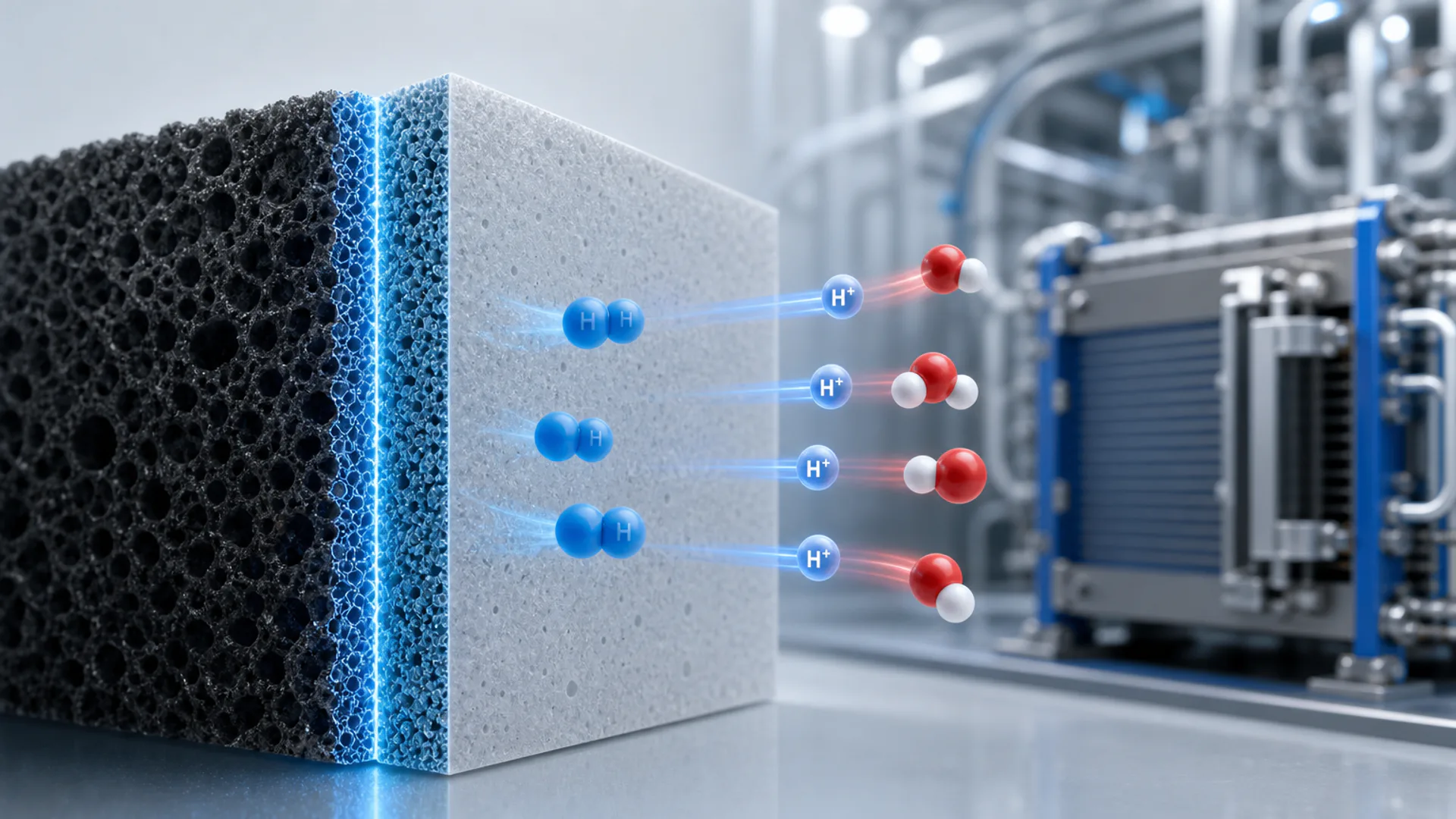 Tecnologia con strato nanometrico per migliorare il contatto interno delle celle ceramiche protoniche PCEC