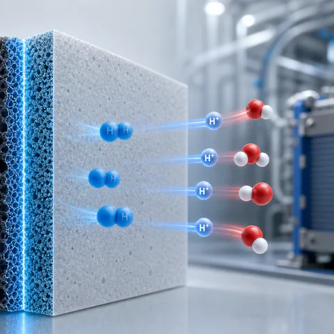 Tecnologia con strato nanometrico per migliorare il contatto interno delle celle ceramiche protoniche PCEC