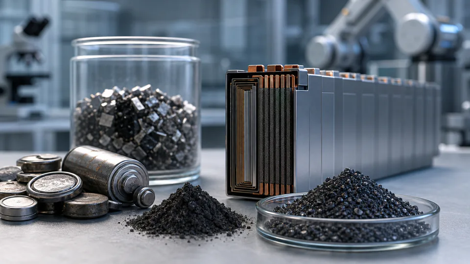 Riciclo diretto dei catodi di pile Li/MnO₂ per produrre materiali destinati alle batterie dei veicoli elettrici