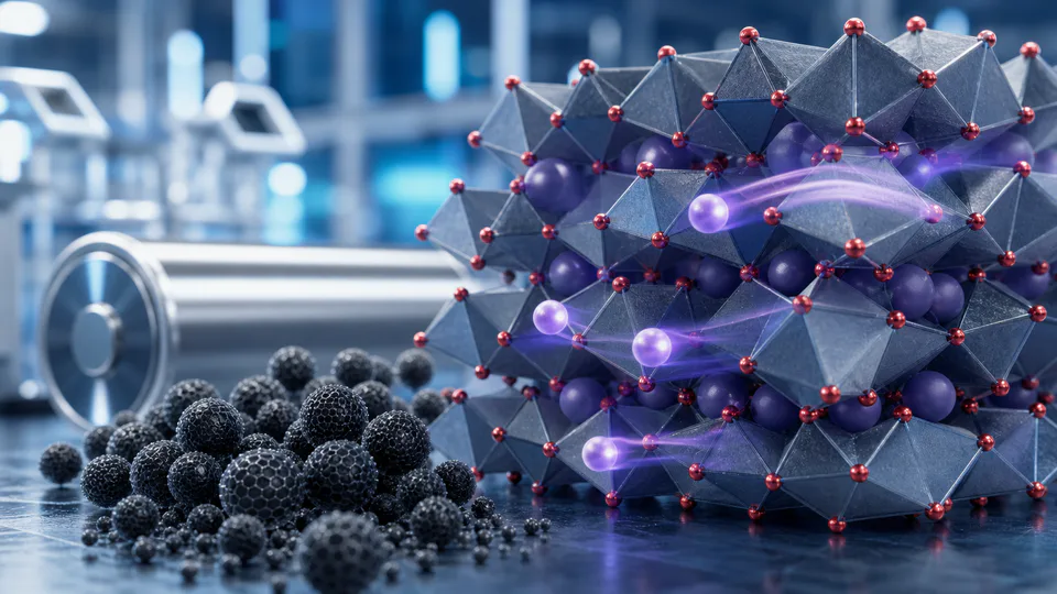 Tema di ricerca sul catodo NVP con carbon dots per batterie al sodio sperimentali