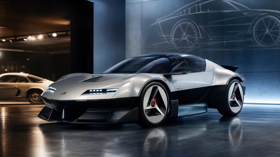 Alpine A310 Vision, concept elettrica retrofuturistica presentata al Salone dell’Auto di Parigi 2026