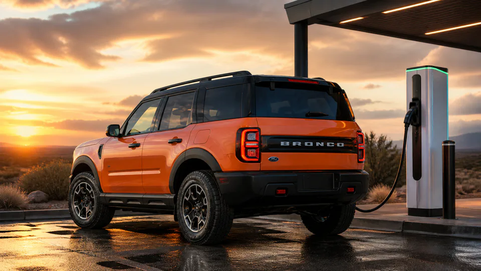 Il possibile prototipo della Ford Bronco elettrificata destinata al mercato europeo