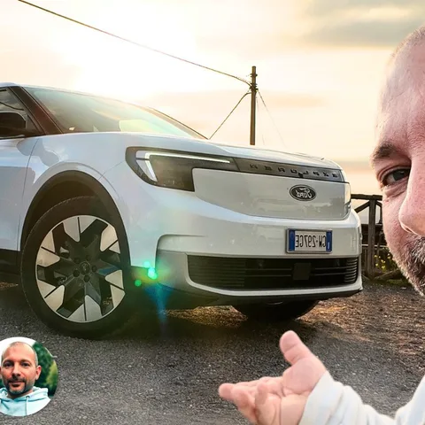 Copertina del video dedicato alla prova della Ford Explorer elettrica sviluppata sulla piattaforma MEB