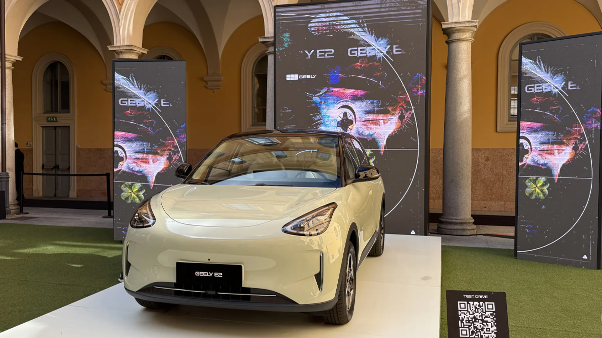 Geely E2 debutta alla Milano Design Week 2026
